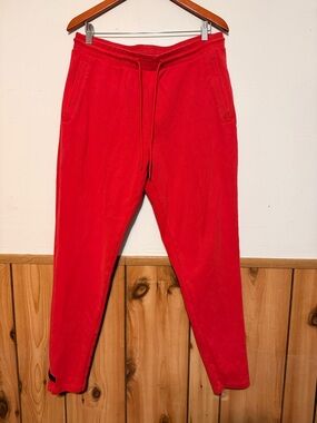 Alphalete Red Men's Jogger Sweatpants